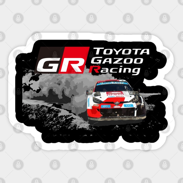 K. ROVANPERÄ Ogier Safari Rally Kenya Rally Car Sticker by cowtown_cowboy